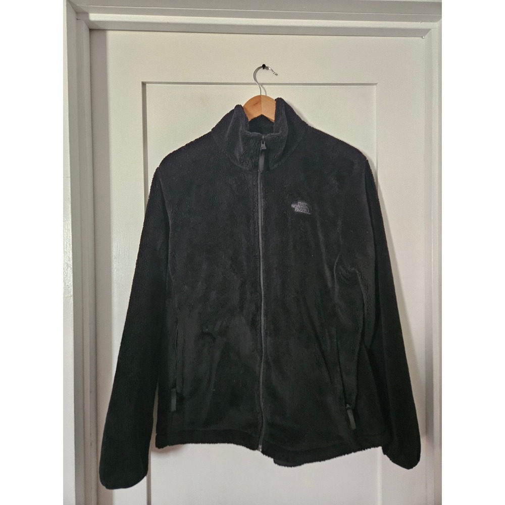 The North Face Black Fuzzy Sherpa Fleece Full Zip Jacket XL